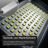LED-Straßenleuchte PRO, 30 W, 4500 lm, 3000 K (warmweiß), IP66, SOSEN Driver, LUMILEDS LED, hochenergieeffizient, 0-10 V dimmbar