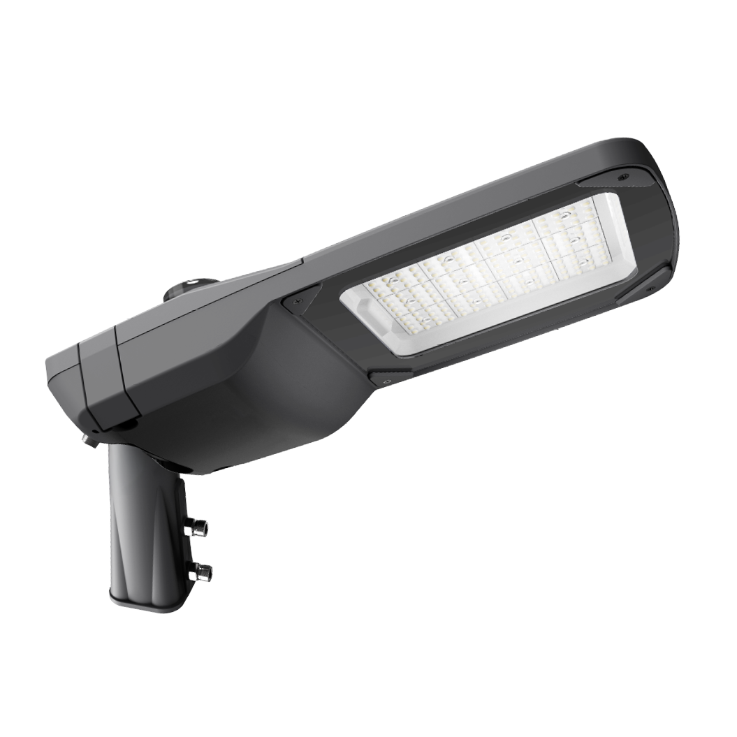 LED-Straßenleuchte PRO, 80 W, 12000 lm, 3000 K (warmweiß), IP66, SOSEN Driver, LUMILEDS LED, hochenergieeffizient, 0-10 V dimmbar