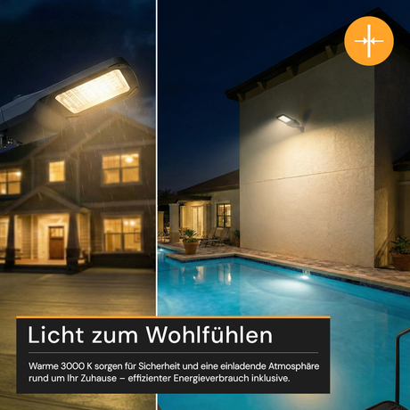 LED-Straßenleuchte PRO, 80 W, 12000 lm, 3000 K (warmweiß), IP66, SOSEN Driver, LUMILEDS LED, hochenergieeffizient, 0-10 V dimmbar