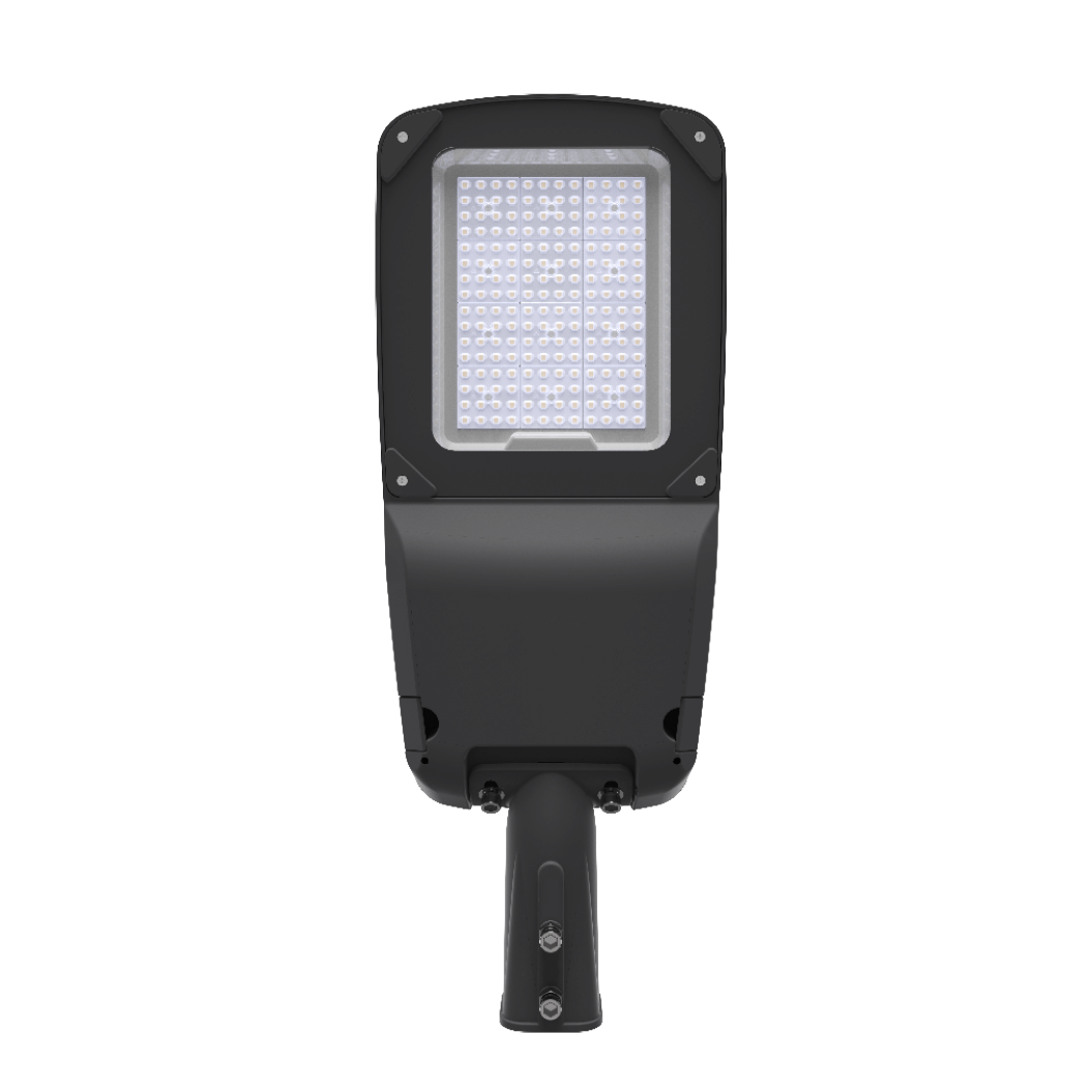 LED-Straßenleuchte PRO, 80 W, 12000 lm, 3000 K (warmweiß), IP66, SOSEN Driver, LUMILEDS LED, hochenergieeffizient, 0-10 V dimmbar