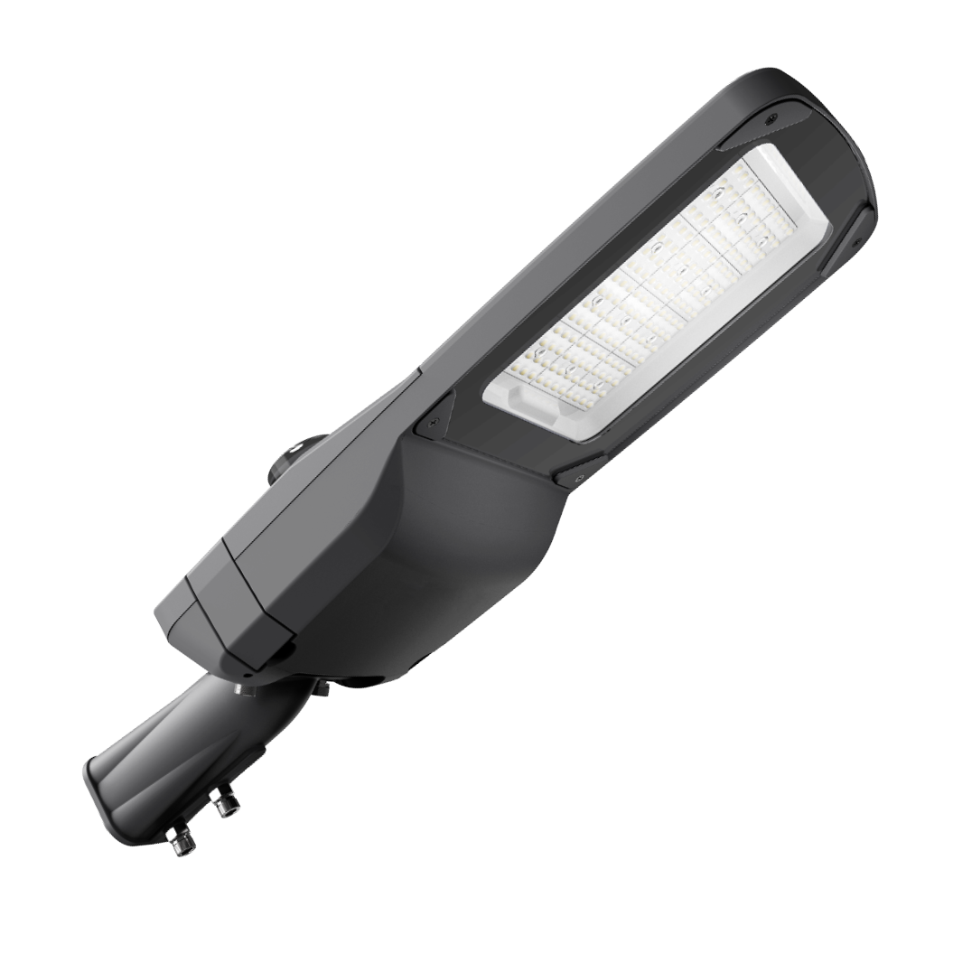 LED-Straßenleuchte PRO, 80 W, 12000 lm, 3000 K (warmweiß), IP66, SOSEN Driver, LUMILEDS LED, hochenergieeffizient, 0-10 V dimmbar