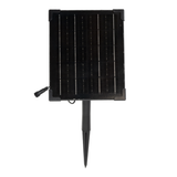 Gartenspots, IP54, 3000 K (warmweiß), 200 lm, LiFePo4 Akku, monokristallines 5 W Solarpanel, flexible Montage, mit Erdspieß