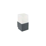 LED Wandleuchte E27, Gartenleuchte, IP44, graphit