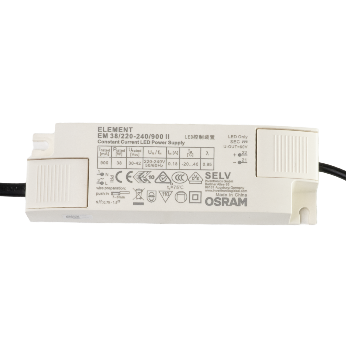 PIR- und Dämmerungs-Sensor für LED-Fluter PRO, 30 W und 50 W.