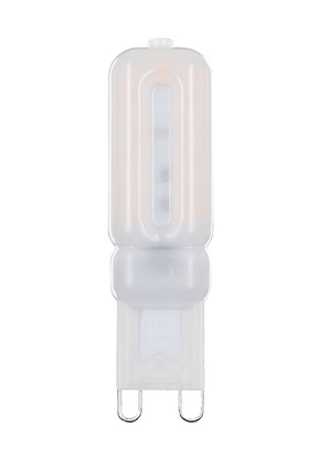 LED-Leuchtmittel, G9, 4 W, 400 lm, 2800 K (warmweiß), 240°, AC 220-240V.