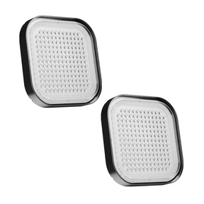 2er-Pack LED-HighBay, Hallenstrahler quadratisch, 200 W, 24000 lm, 5000 K (neutralweiß), IP65.