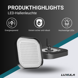 LED-HighBay, quadratisch, 200 W, 24000 lm, 5000 K (neutralweiß), IP65