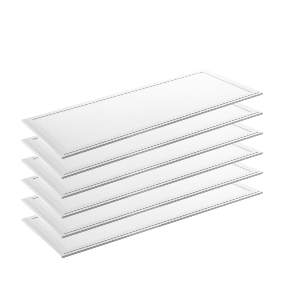 6er Pack LED-Panels, Backlit, 36 W, 120x30 cm, 6000K