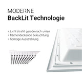 6er Pack LED-Panels, 62x62 cm, UGR19, 6000 K, 36 W, 3600 lm