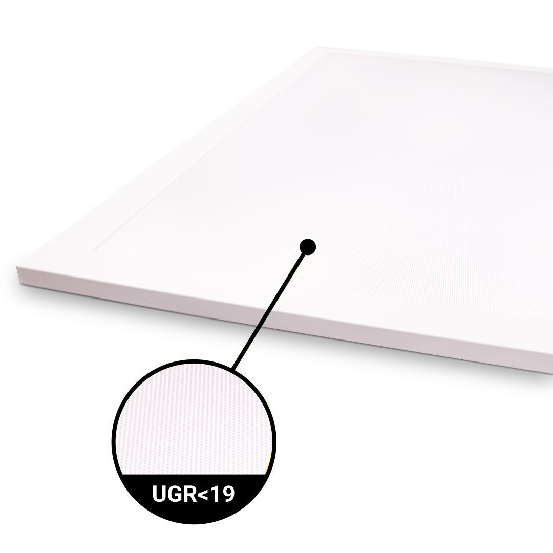 6er Pack LED-Panels, 62x62 cm, UGR19, 6000 K, 36 W, 3600 lm | Lichttechnik24.de.