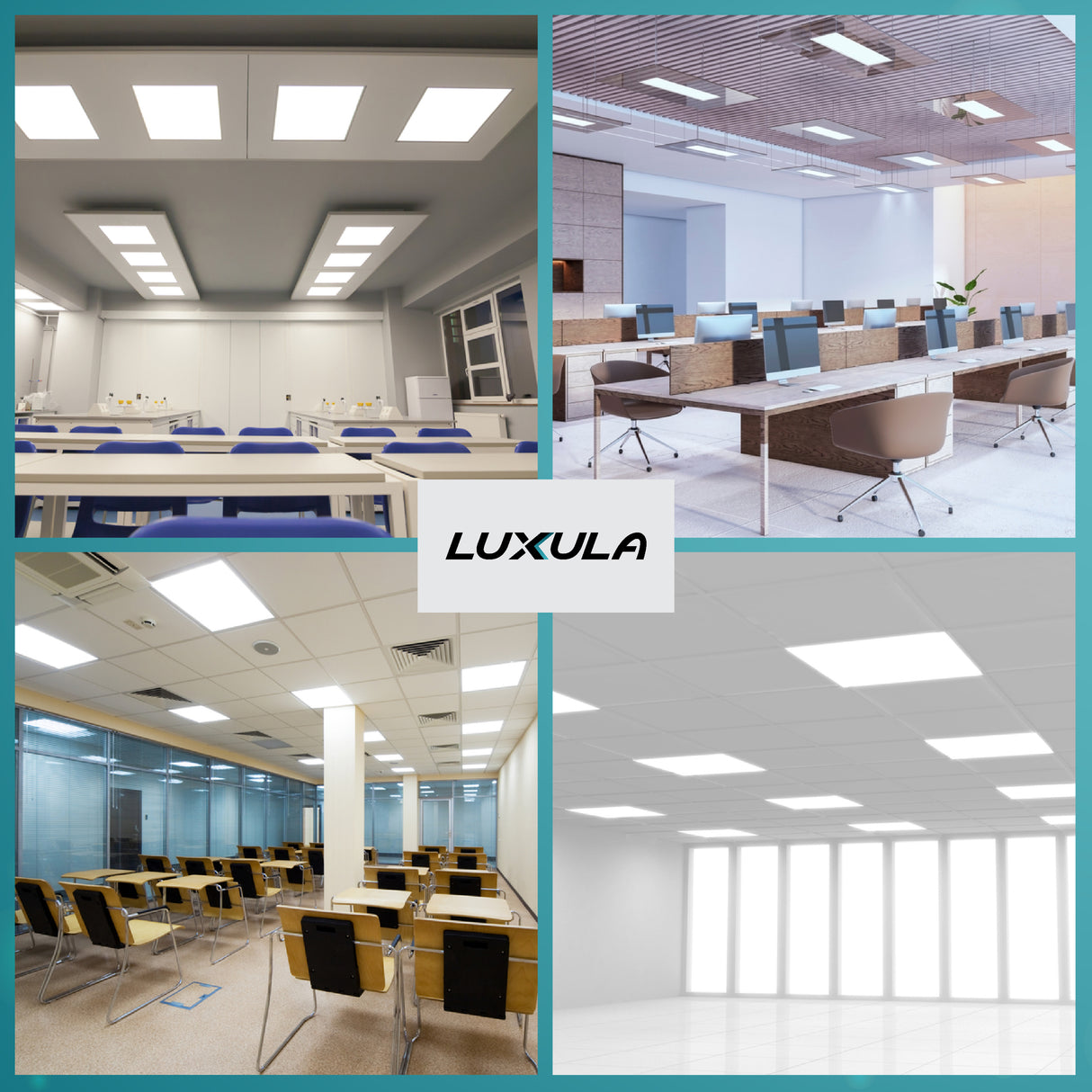 LED Panel, mit Montagerahmen, 120x30, 36W, 3600lm, 3000K, inkl Netzteil