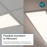 LED BackLit Panel, 120x30 cm, CRI98, 40W, 4000lm, 4000K