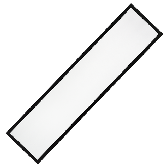 LED-Panel, Backlit, 120x30 cm, schwarz, 36W, 3600lm, 4000K.