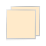2er Pack LED BackLit Panel UGR<19, 62x62, 40W, 4400 lm, 3000K, 90°