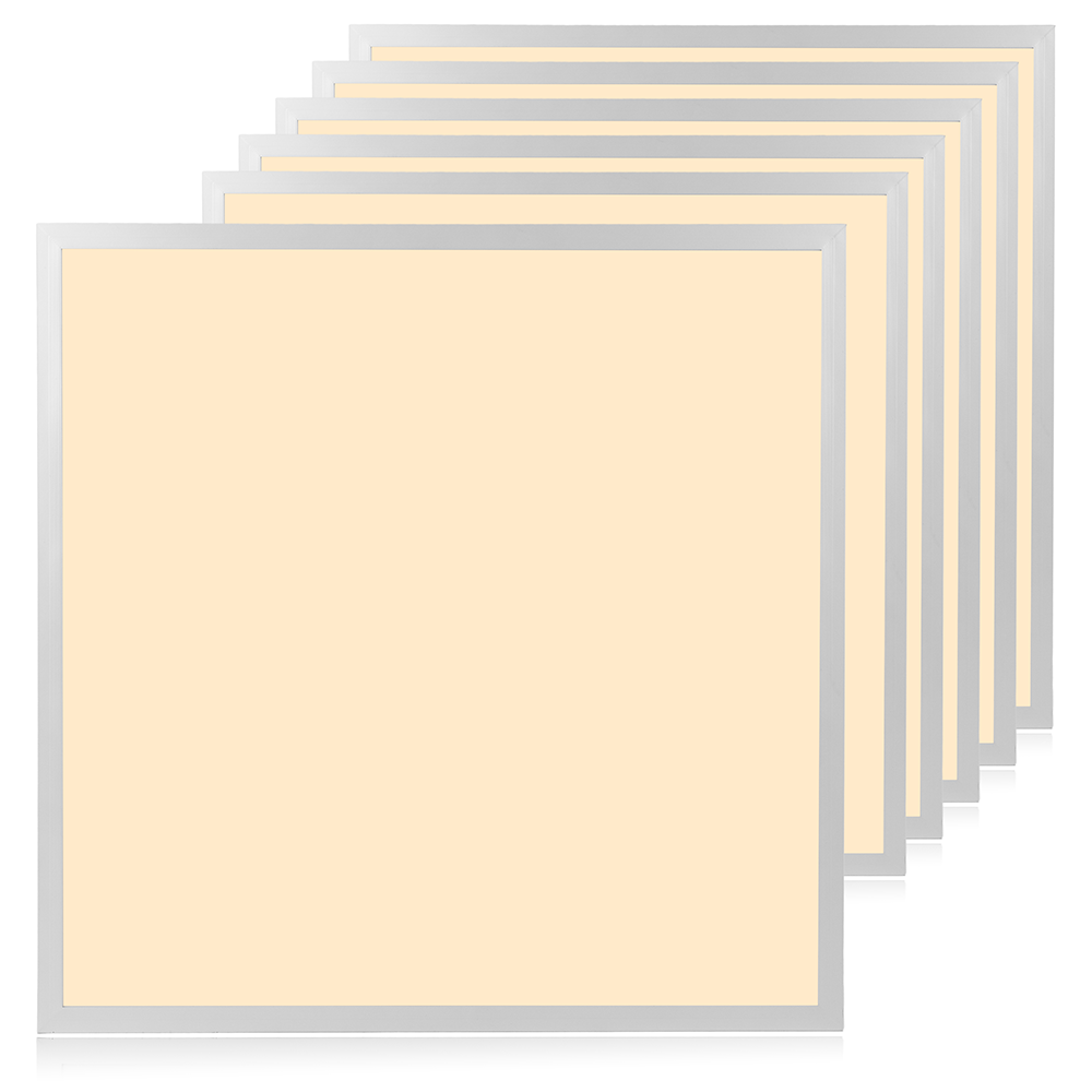 6er-Pack LED BackLit Panel, 62x62 cm, 36W, 3600lm, 3000K, ECO Line