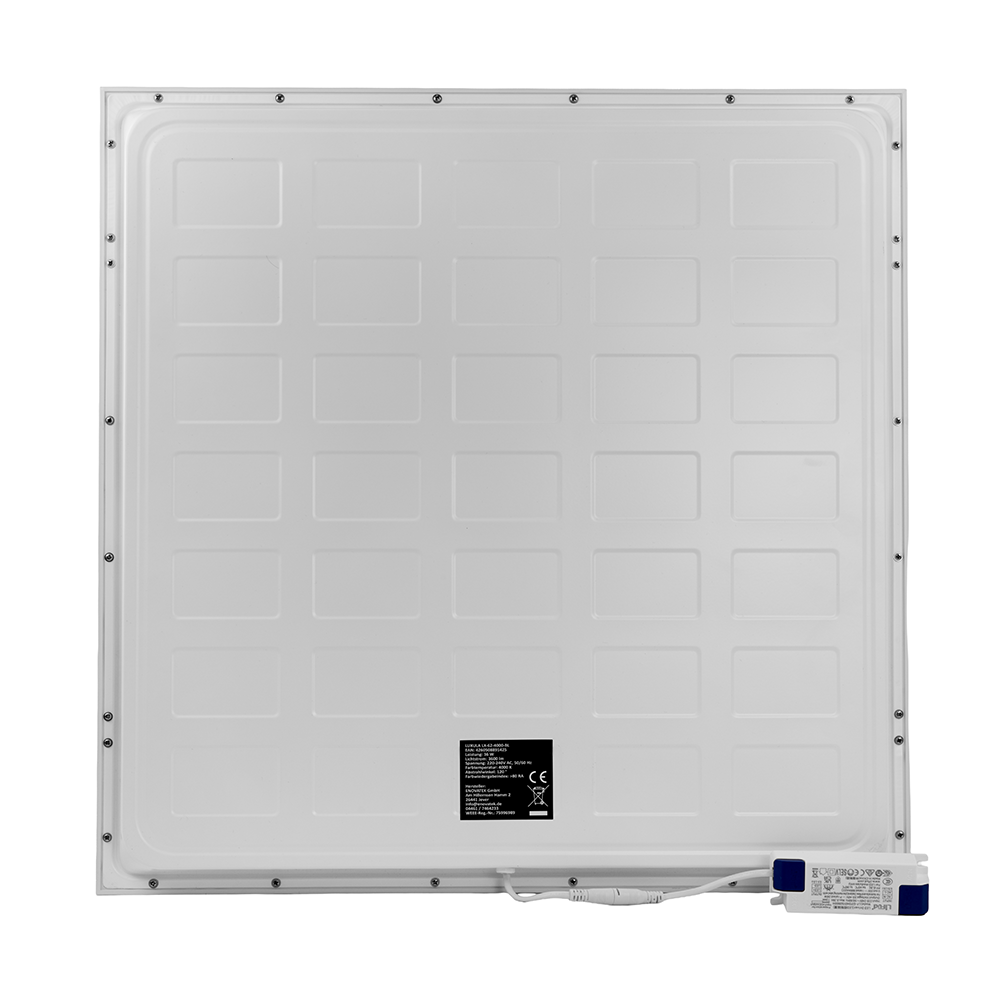 LED BackLit Panel UGR<19, 62x62, 40W, 4400 lm, 6000K, 90°
