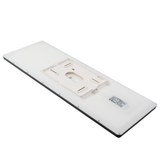 LED-Panel mit Fernbedienung, 58×20 cm, schwarz, 24 W, 2200 lm, IP44 Wassergeschützt, Helligkeit und Lichtfarbe einstellbar