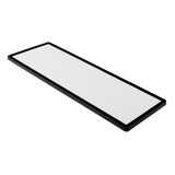 LED-Panel mit Fernbedienung, 58×20 cm, schwarz, 24 W, 2200 lm, IP44 Wassergeschützt, Helligkeit und Lichtfarbe einstellbar