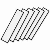 6er Pack LED-Panel, Backlit, 120x30 cm, schwarz, 36W, 3600lm, 4000K.