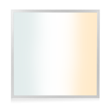 LED-Panel mit Farbtemperaturwechsel CCT, 3000-6000 K, 62x62 cm, Back-lit, 36W, 3600 lm