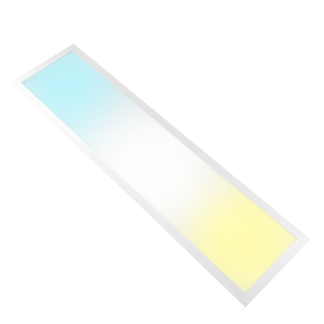 LUXULA LITEQ 100, LED-Panel mit Fernbedienung, 100×25 cm, weiß, 40 W, 4400 lm, UGR<19, Helligkeit und Lichtfarbe einstellbar