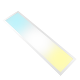 LUXULA LITEQ 100, LED-Panel mit Fernbedienung, 100×25 cm, weiß, 40 W, 4400 lm, UGR<19, Helligkeit und Lichtfarbe einstellbar