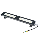 5er Pack LED-Hallenleuchte, linear, 100 W, 12400 lm, 5000 K (neutralweiß), IP65, grau