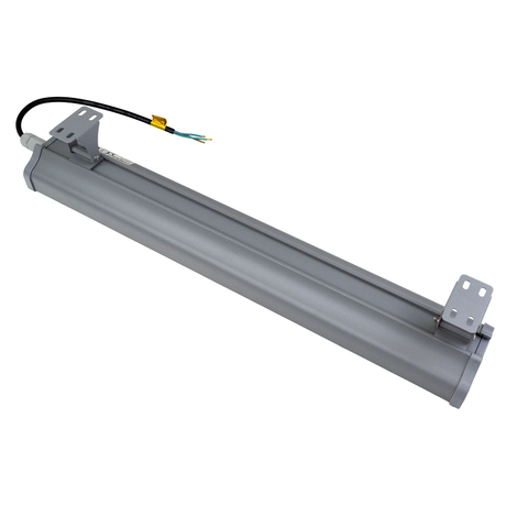 2er Pack LED-Hallenleuchte, linear, 100 W, 12400 lm, 5000 K (neutralweiß), IP65, grau