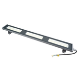 2er Pack LED-Hallenleuchte, linear, 150 W, 18700 lm, 5000 K (neutralweiß), IP65, grau