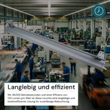 LED-Hallenleuchte, linear, 150 W, 18700 lm, 5000 K (neutralweiß), IP65, grau