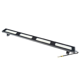 4er Pack LED-Hallenleuchte, linear, 200 W, 25000 lm, 5000 K (neutralweiß), IP65, grau