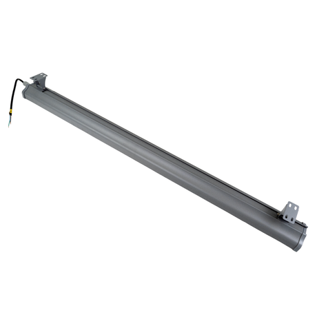 2er Pack LED-Hallenleuchte, linear, 200 W, 25000 lm, 5000 K (neutralweiß), IP65, grau