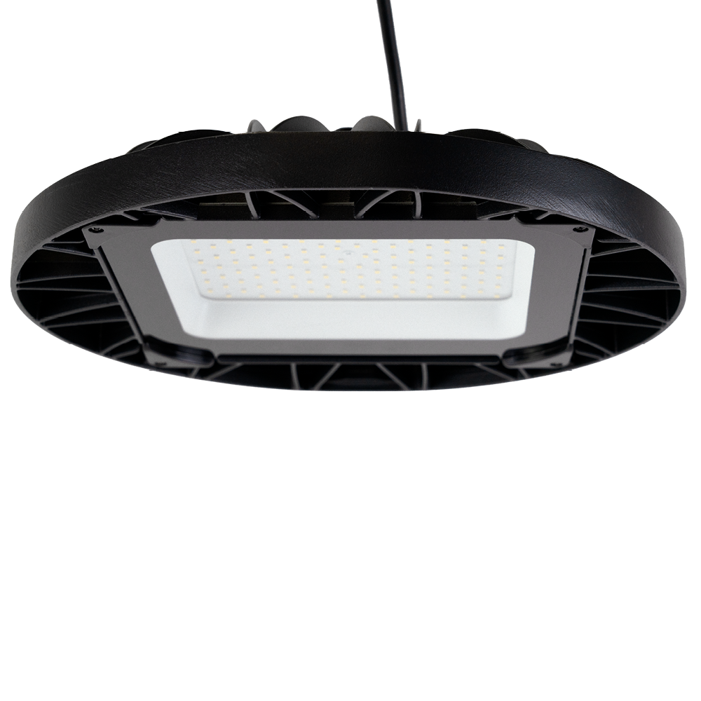 LED-HighBay, UFO, Hallenstrahler, 100 W, 9400 lm, 5000 K (neutralweiß), IP65, Schlagfest