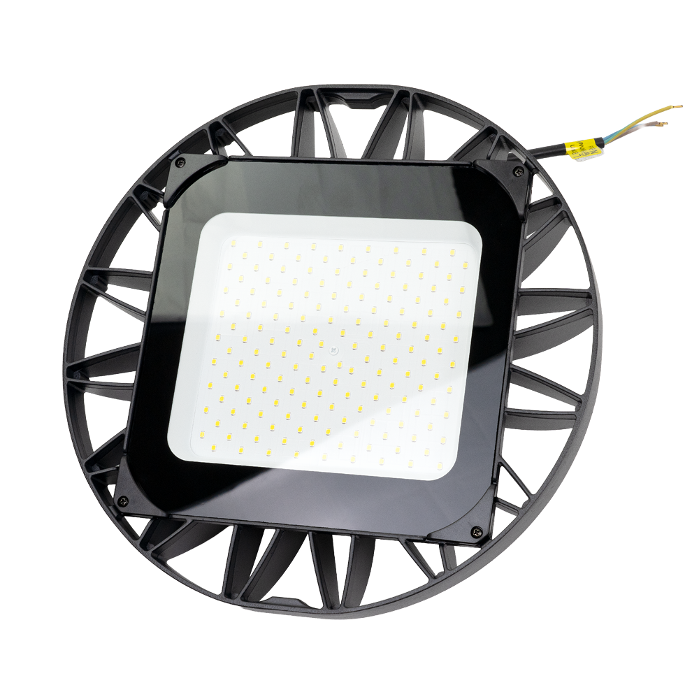 LED-HighBay, UFO, Hallenstrahler, 200 W, 20100 lm, 5000 K (neutralweiß), IP65, Schlagfest