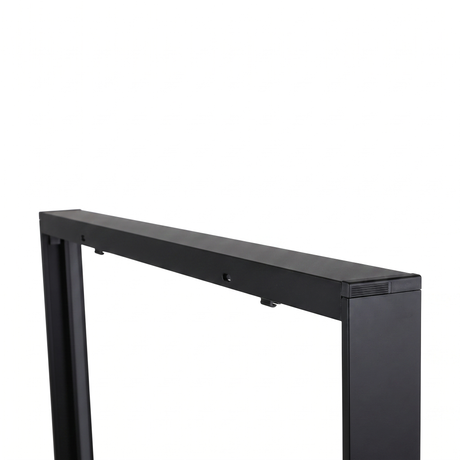 Aufbaurahmen für Backlit LED-Panel 62x62 cm, steckbar, schwarz.