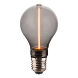 LED Filament Leuchtmittel, LINE, Smoke, Bulb A60, E27, 2W, 40lm, 1800K, dimmbar