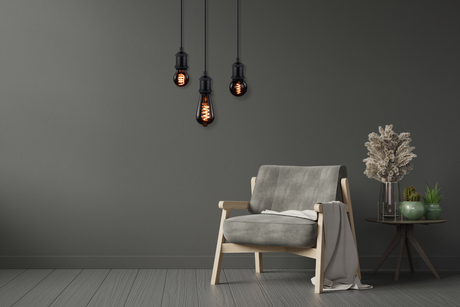 LED Filament Leuchtmittel, SPIRAL, Edison ST64, E27, 4W, 40lm, 1800K, dimmbar.