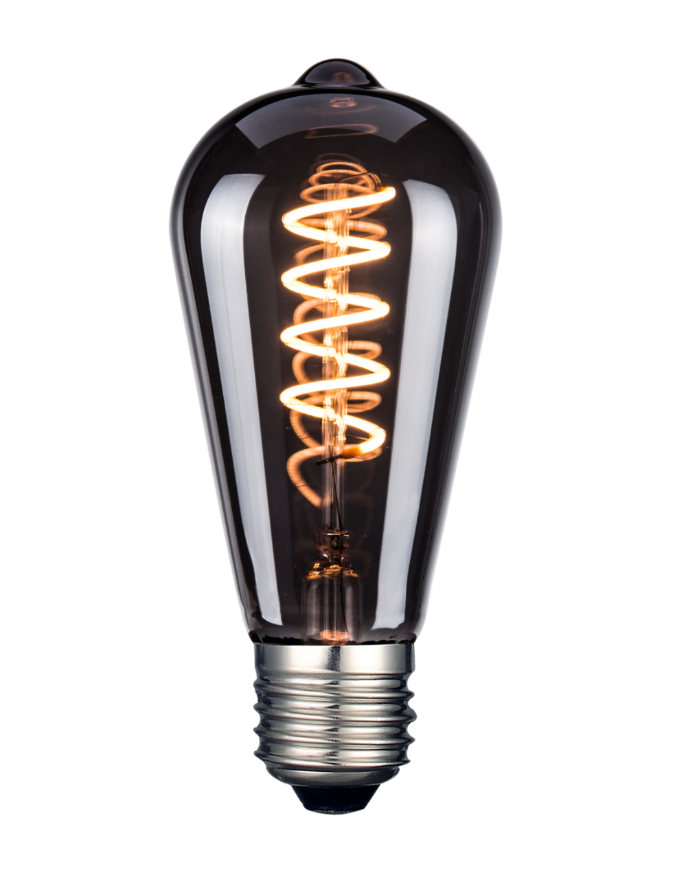 LED Filament Leuchtmittel, SPIRAL, Edison ST64, E27, 4W, 40lm, 1800K, dimmbar