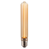 LED Filament Leuchtmittel, TUBE LINE, Amber, E27, T30, 2W, 65lm, 1800K, dimmbar