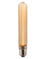 LED Filament Leuchtmittel, TUBE LINE, Amber, E27, 2W, 65lm, 1800K, dimmbar