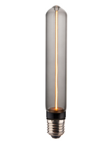 LED Filament Leuchtmittel, TUBE LINE, Smoke, E27, 2W, 40lm, 1800K, dimmbar