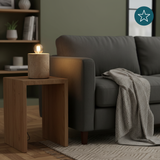 Tischleuchte E27, JAR, Zement, Textilkabel mit Schalter, exkl. Leuchtmittel