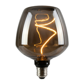 LED Filament Leuchtmittel, Bulbous, BN9, E27, 4W, 120 lm, 1800K, dimmbar.