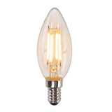 LED Filament Leuchtmittel, Kerze, C35, E14, 4W, 470 lm, 2700K, dimmbar