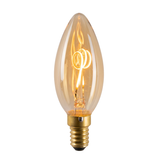 LED Filament Leuchtmittel, Kerze, C35, E14, 3 W, 165 lm, 2200K, dimmbar.