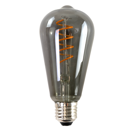 LED Filament Leuchtmittel, SPIRAL, ST64, E27, 4 W, 265 lm, 1800K, dimmbar.