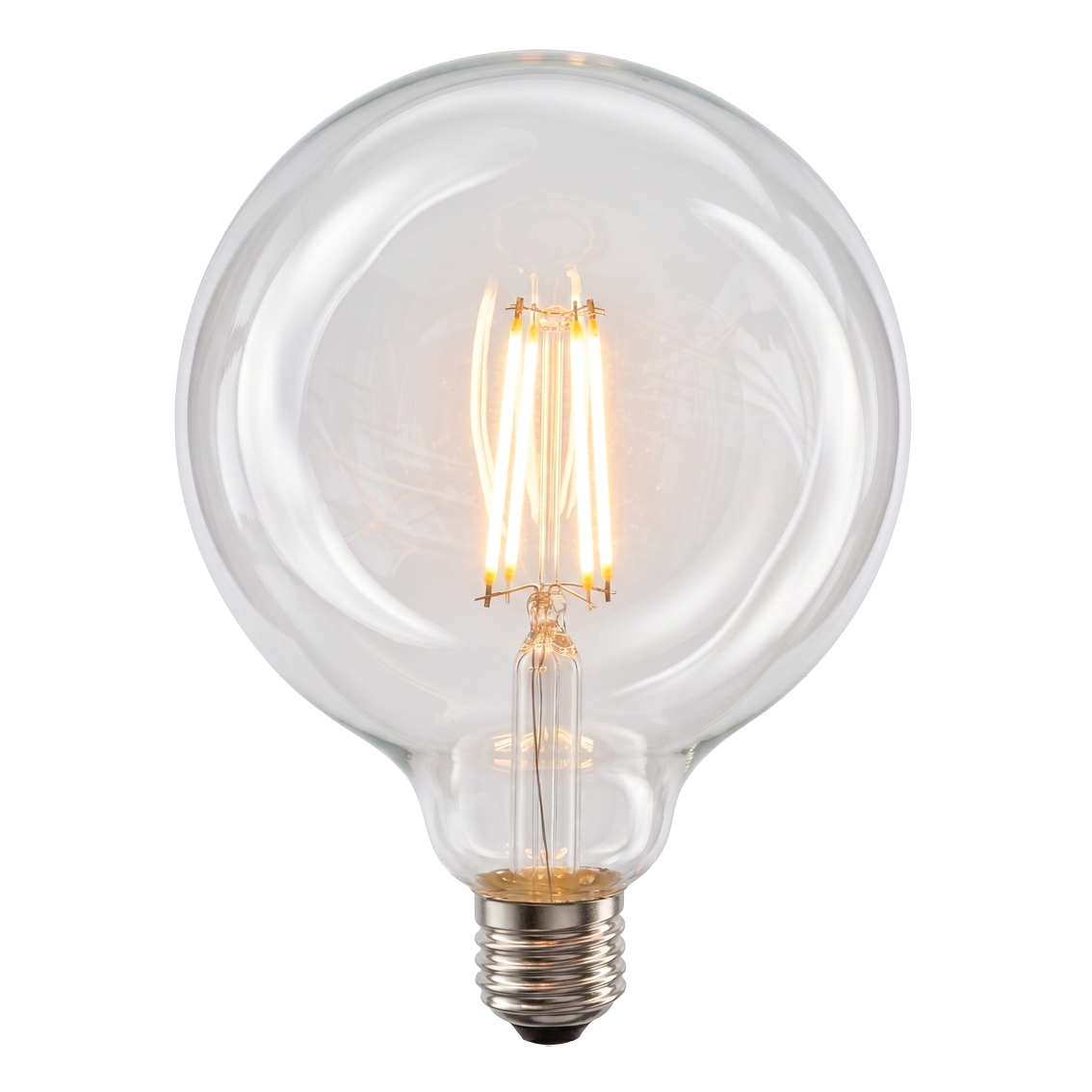 LED Filament Leuchtmittel, BULB, G125, E27, 8 W, 1055 lm, 2700 K, dimmbar