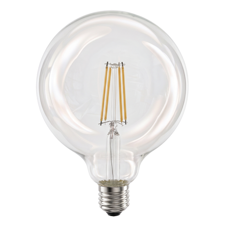 LED Filament Leuchtmittel, BULB, G125, E27, 8 W, 1055 lm, 2700 K, dimmbar