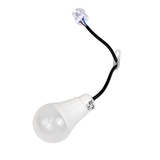 LED Renovierungslampe, 9W, 806lm, 4000K, mit Kabel und Klemme