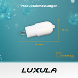 LED-Leuchtmittel, G4, 1.8 W, 160 lm, 4000 K (neutralweiß), 240°, AC/DC 12 V